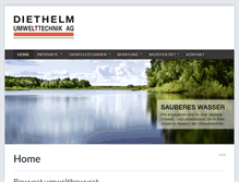 Tablet Screenshot of diethelm-umwelttechnik.com
